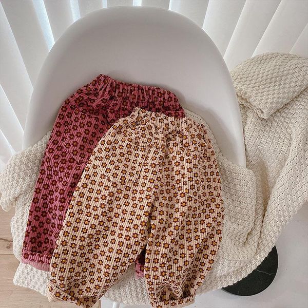 trousers spring girls baby clothes kids floral elastic band casual trouser for toddler children girl cloth outfit fashion all-match pant, Blue 
trousers spring girls baby clothes kids floral elastic band casual trouser for toddler children girl cloth outfit fashion all-match pant, Blue