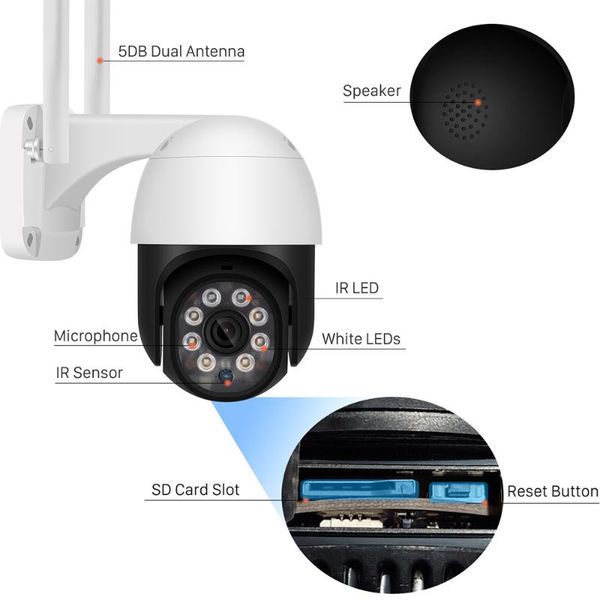 mini cameras 2mp/3mp/5mp ptz wifi ip camera two way audio motion detect diy voice alert outdoor wireless security cctv
mini cameras 2mp/3mp/5mp ptz wifi ip camera two way audio motion detect diy voice alert outdoor wireless security cctv
