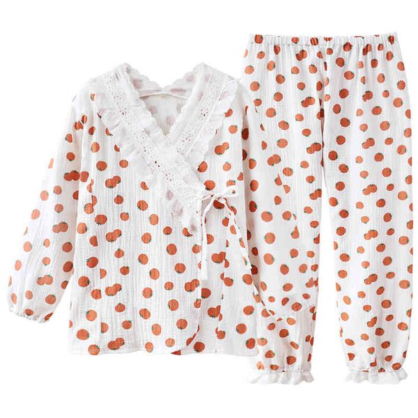 japanese cute kimono women casual gauze cotton sleepwear ladies pyjamas korean sweet long sleeve lace loose pajama set, Black;red
japanese cute kimono women casual gauze cotton sleepwear ladies pyjamas korean sweet long sleeve lace loose pajama set, Black;red