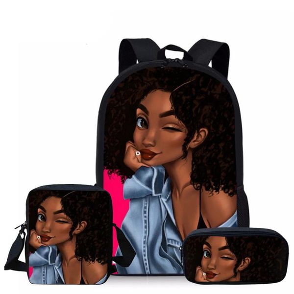 cusotm print 3pcs/set school bags for kids black art african girl printing bagpack children shoulder book satchel
cusotm print 3pcs/set school bags for kids black art african girl printing bagpack children shoulder book satchel