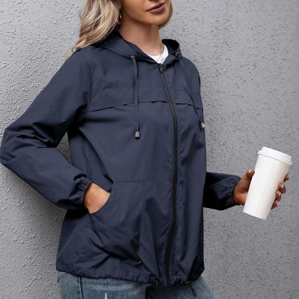 women's jackets fashion basic coat windproof thin all-matched long sleeve women hooded jacket streetwear, Black;brown
women's jackets fashion basic coat windproof thin all-matched long sleeve women hooded jacket streetwear, Black;brown