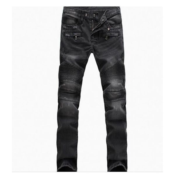 men's jeans retro rock ripped stretch brand motorcycle denim pants plus size slim-fit cotton, Blue
men's jeans retro rock ripped stretch brand motorcycle denim pants plus size slim-fit cotton, Blue