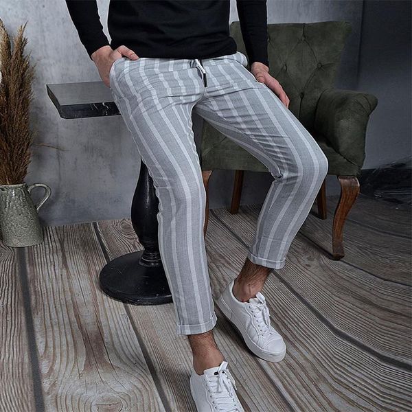 men's pants slim pencil printed vintage striped streetwear casual spring trouser elastic men mid skinny summer waist sum, Black
men's pants slim pencil printed vintage striped streetwear casual spring trouser elastic men mid skinny summer waist sum, Black