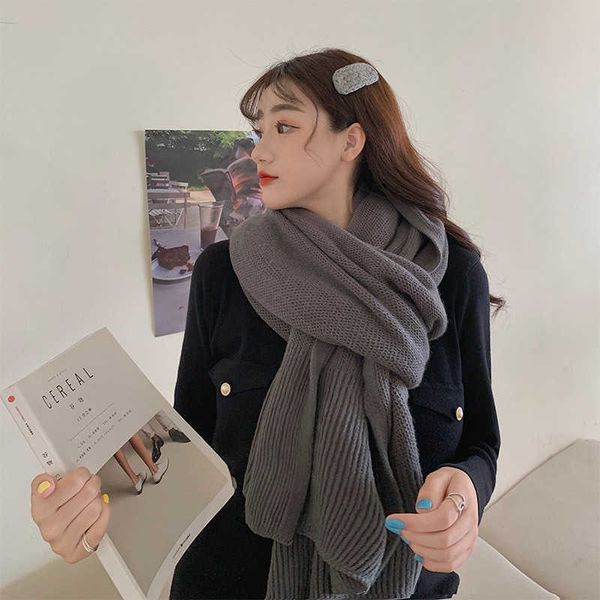 2021 winter thickened imitation cashmere solid color warm korean version sweet student girl wool scarf, Blue;gray
2021 winter thickened imitation cashmere solid color warm korean version sweet student girl wool scarf, Blue;gray