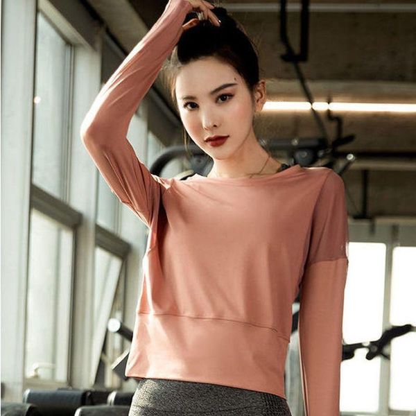 yoga outfit women's t-shirt sports long-sleeved quick-drying loose outer wear running blouse breathable training fitness clothes
yoga outfit women's t-shirt sports long-sleeved quick-drying loose outer wear running blouse breathable training fitness clothes