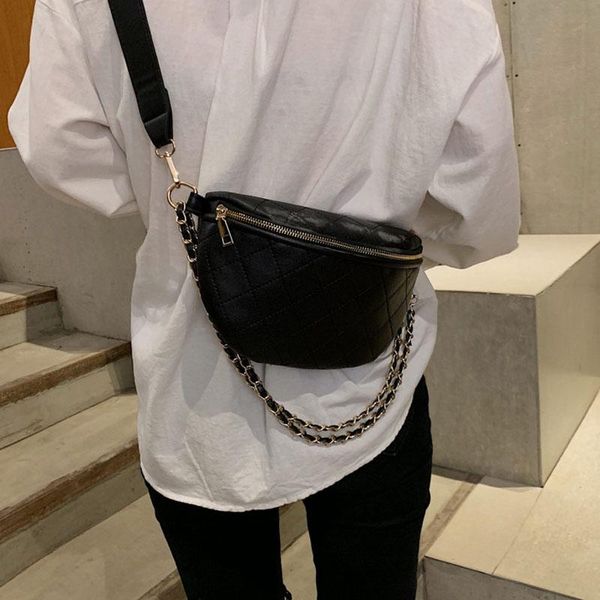 chain women's waist bag high capacity fanny pack shoulder crossbody banana chest bags designer luxury belt female hip purse
chain women's waist bag high capacity fanny pack shoulder crossbody banana chest bags designer luxury belt female hip purse