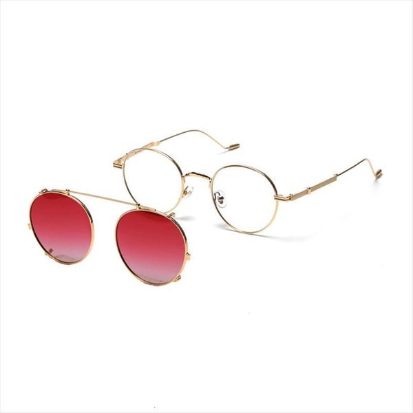 punk polarized round sunglasses women vintage removable clip glasses men sun brand uv400 eyeglasses shades, White;black
punk polarized round sunglasses women vintage removable clip glasses men sun brand uv400 eyeglasses shades, White;black