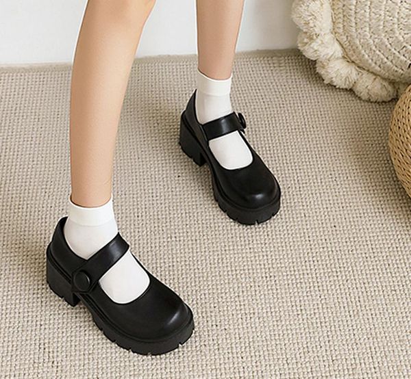 sandals leather women pumps office ladies shoe waterproof high heels chunky brogues shoes woman female mujer sapato feminino sa0987, Black
sandals leather women pumps office ladies shoe waterproof high heels chunky brogues shoes woman female mujer sapato feminino sa0987, Black
