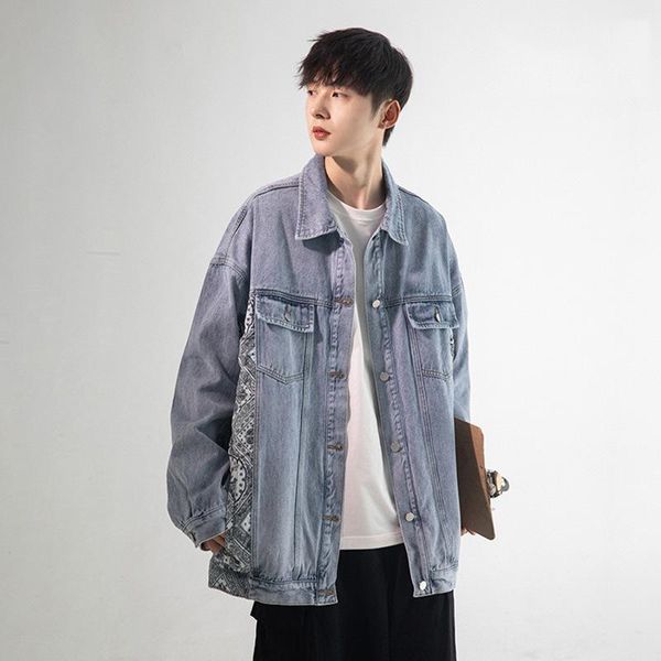 men's jackets denim jacket male spring autumn models korean version of the trend ruffian handsome clothes men fried street loose, Black;brown
men's jackets denim jacket male spring autumn models korean version of the trend ruffian handsome clothes men fried street loose, Black;brown