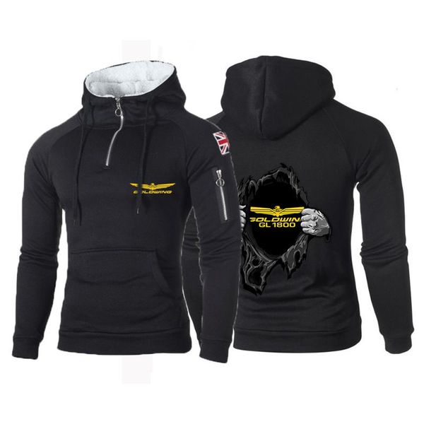 men's hoodies & sweatshirts 2021 goldwing gl1800 running fitness jacket autumn winter casual fashion men sport windbreaker gym clothing, Black
men's hoodies & sweatshirts 2021 goldwing gl1800 running fitness jacket autumn winter casual fashion men sport windbreaker gym clothing, Black