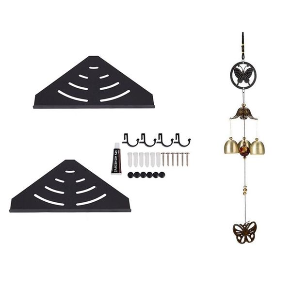 decorative objects & figurines 2x tier shower caddy bathroom corner shelf 1x lucky butterfly wind chimes, antique copper fengshui temple chi
decorative objects & figurines 2x tier shower caddy bathroom corner shelf 1x lucky butterfly wind chimes, antique copper fengshui temple chi