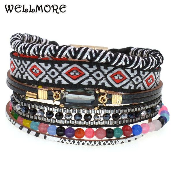 handmade bohemia bracelets for women leather beaded charm bracelet fashion female jewelry wholesale, Golden;silver
handmade bohemia bracelets for women leather beaded charm bracelet fashion female jewelry wholesale, Golden;silver