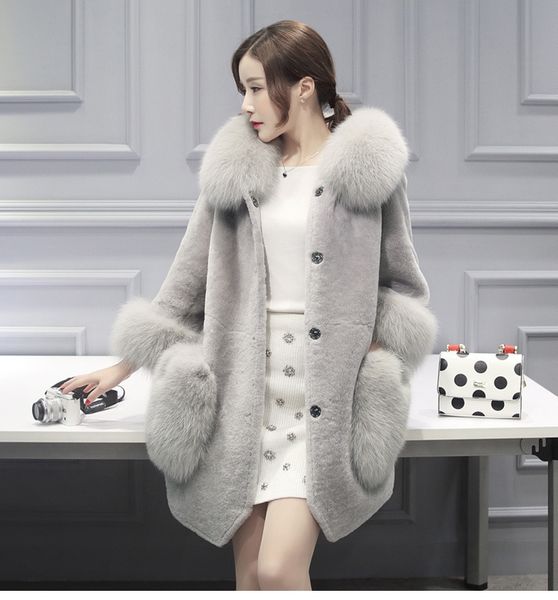 tuhao plus size 3xl winter female faux hood fur women long coat office jacket women's fr-1, Black
tuhao plus size 3xl winter female faux hood fur women long coat office jacket women's fr-1, Black