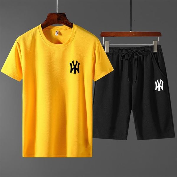 sweat suit summer short sleeved mens tracksuits t shirt sports casual two piece set, Gray
sweat suit summer short sleeved mens tracksuits t shirt sports casual two piece set, Gray