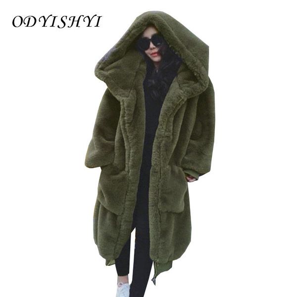 women's fur & faux 2021 winter thick luxury plush jacket coats women long parka hooded imitate rex warm outwear female oversize, Black
women's fur & faux 2021 winter thick luxury plush jacket coats women long parka hooded imitate rex warm outwear female oversize, Black