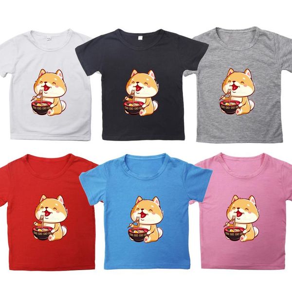 women's t-shirt summer kids shiba inu print t shirts for girls boys cute cartoon dog tshirts children graphic short sleeve t-shirts cam, White
women's t-shirt summer kids shiba inu print t shirts for girls boys cute cartoon dog tshirts children graphic short sleeve t-shirts cam, White