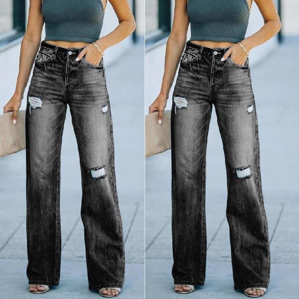 women's pants & capris women black jeans wide leg pocket zipper hole casual elegant streetwear vintage harajuku straight denim trousers, Black;white
women's pants & capris women black jeans wide leg pocket zipper hole casual elegant streetwear vintage harajuku straight denim trousers, Black;white