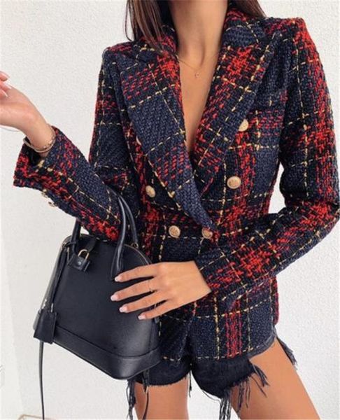 women's suits & blazers red plaid blazer 2021 women spring-autumn vintage tweed jackets office ladies chic slim girls tassel set coat, White;black
women's suits & blazers red plaid blazer 2021 women spring-autumn vintage tweed jackets office ladies chic slim girls tassel set coat, White;black