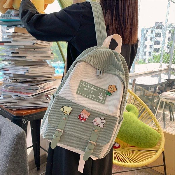 backpack fashion corduroy mochilas femininas estilosas school for teenage girl para mujer mochila infantil 
backpack fashion corduroy mochilas femininas estilosas school for teenage girl para mujer mochila infantil