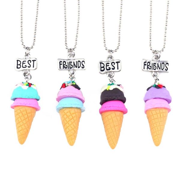 pendant necklaces 4pcs children's friendship necklace set soft clay diy cream shaped friend alloy with words (, Silver
pendant necklaces 4pcs children's friendship necklace set soft clay diy cream shaped friend alloy with words (, Silver