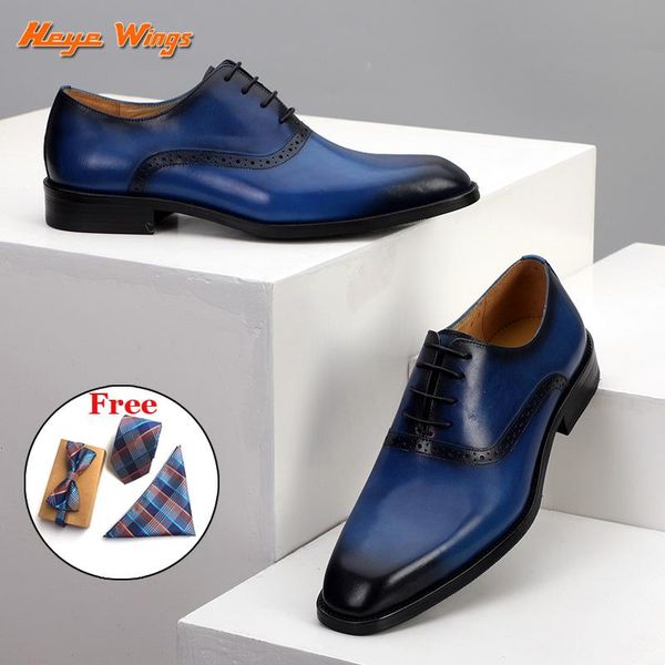 party successful man and banquet dress shoes genuine leather men's oxford blue color, Black
party successful man and banquet dress shoes genuine leather men's oxford blue color, Black