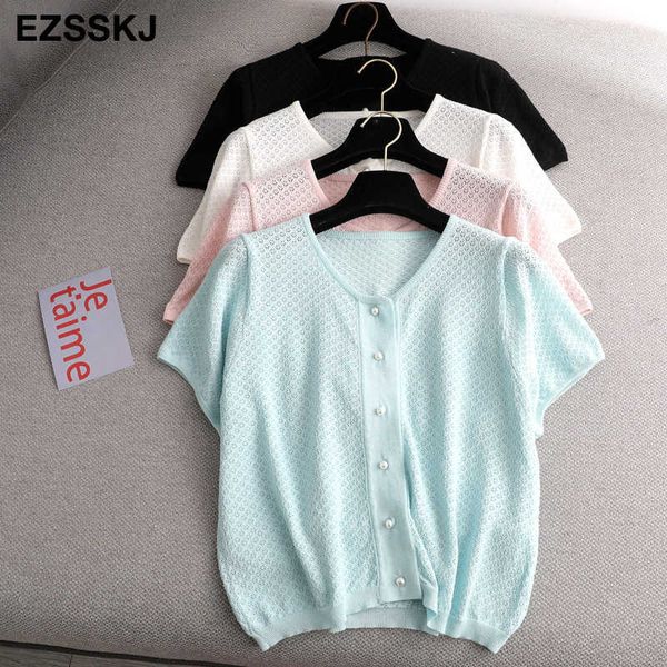 new 2021spring summer women crop t-shirt casual loose knit short sleeve candy color t-shirt female basic y0621, White
new 2021spring summer women crop t-shirt casual loose knit short sleeve candy color t-shirt female basic y0621, White