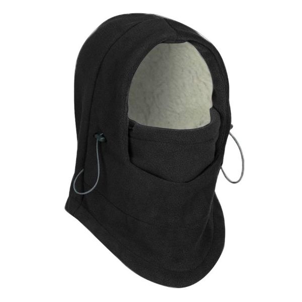 cycling caps & masks winter cap double-layer warm fleece outdoor sports hiking skiing thermal hood hat headgear equipment, Black
cycling caps & masks winter cap double-layer warm fleece outdoor sports hiking skiing thermal hood hat headgear equipment, Black