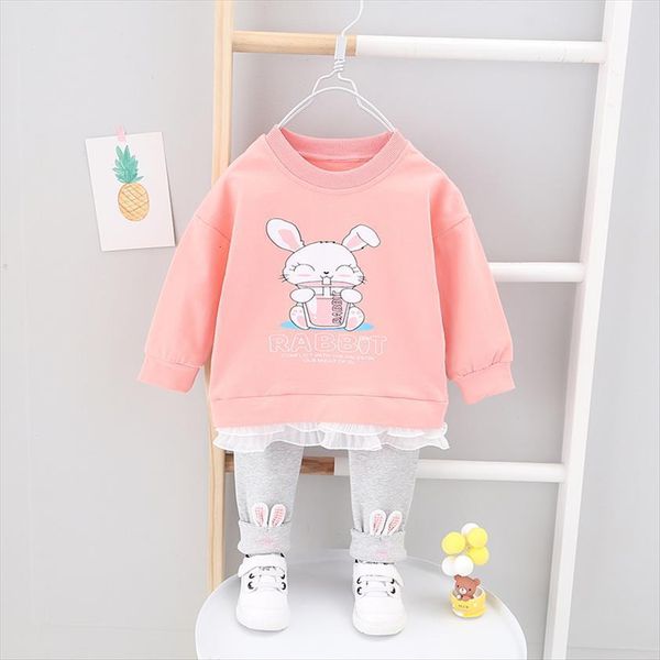 baby girls clothing sets toddler infant casual clothes spring cartoon rabbit t shirt pants children kids costume, White
baby girls clothing sets toddler infant casual clothes spring cartoon rabbit t shirt pants children kids costume, White