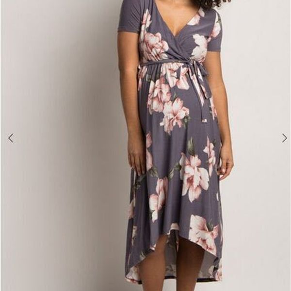 dress 2020 summer new women's v-neck printing belt for pregnant women, White;black 
dress 2020 summer new women's v-neck printing belt for pregnant women, White;black