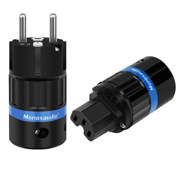 smart power plugs monosaudio e104r/f104r rhodium plated pure copper eu plug type schuko hifi diy cable connectors
smart power plugs monosaudio e104r/f104r rhodium plated pure copper eu plug type schuko hifi diy cable connectors