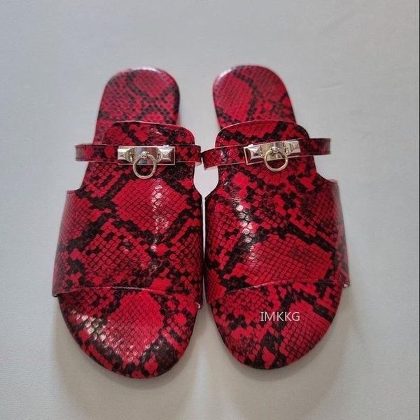 slippers women summer fashion women's snake pattern sandals classic flat shoes, Black
slippers women summer fashion women's snake pattern sandals classic flat shoes, Black