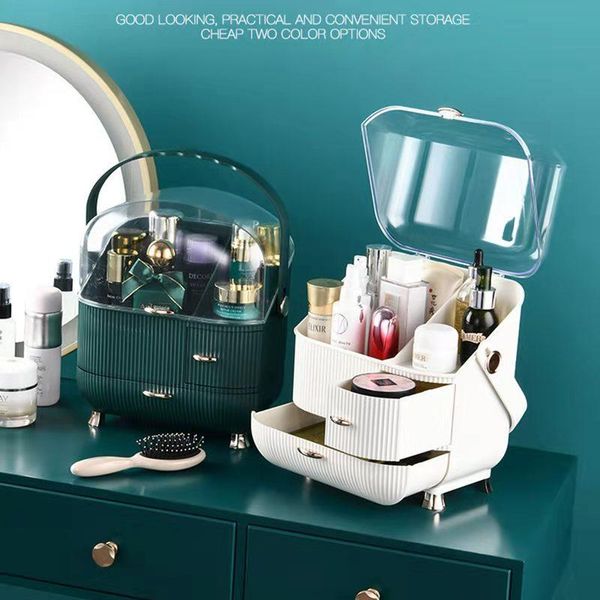 fashion makeup organizer large capacity waterproof and dustproof bathroom cosmetic storage box deskbeauty drawer boxes & bins
fashion makeup organizer large capacity waterproof and dustproof bathroom cosmetic storage box deskbeauty drawer boxes & bins