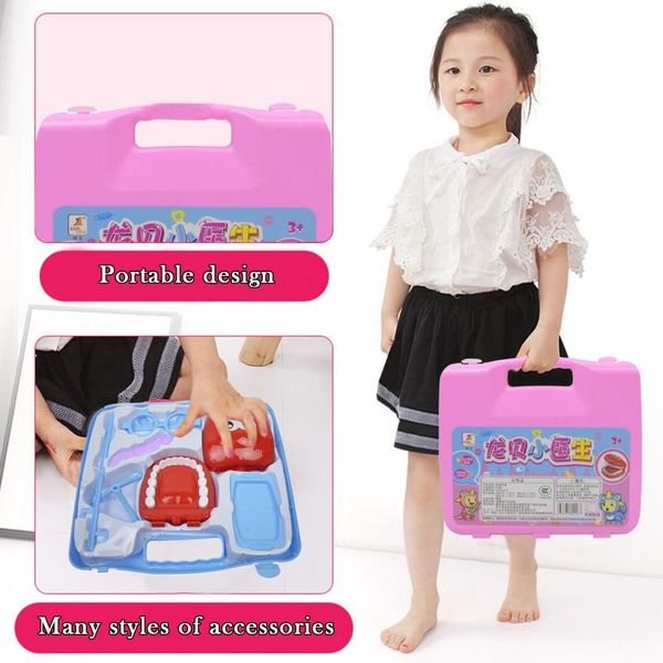 party favor pretend play toy children's oral dentist house set simulation suitcase kit educational role
party favor pretend play toy children's oral dentist house set simulation suitcase kit educational role