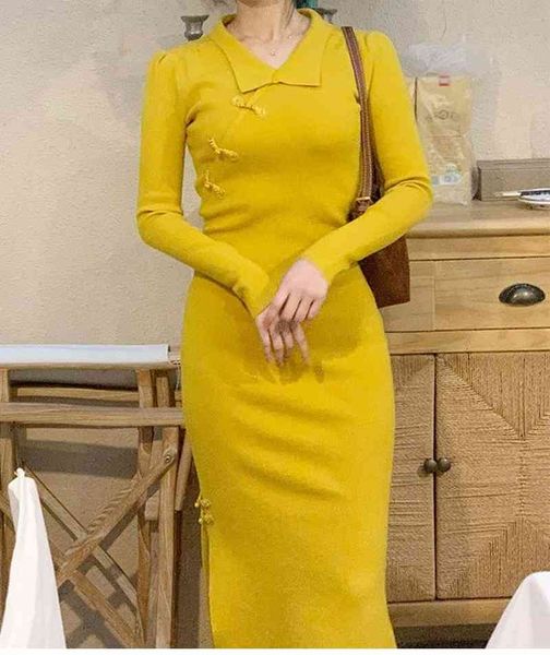 casual dresses chinese style mesh sweater ladies'midi dress cheongsam fashion robes kimono long casual sleeve c2c4, Black;gray 
casual dresses chinese style mesh sweater ladies'midi dress cheongsam fashion robes kimono long casual sleeve c2c4, Black;gray