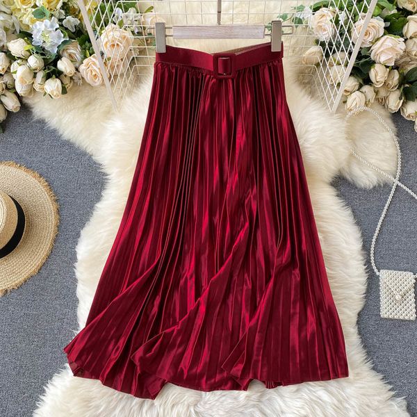 retro velour pleated skirt women autumn winter korean style fashion solid skirt casual loose chic streetwear skirt 210419, Black
retro velour pleated skirt women autumn winter korean style fashion solid skirt casual loose chic streetwear skirt 210419, Black
