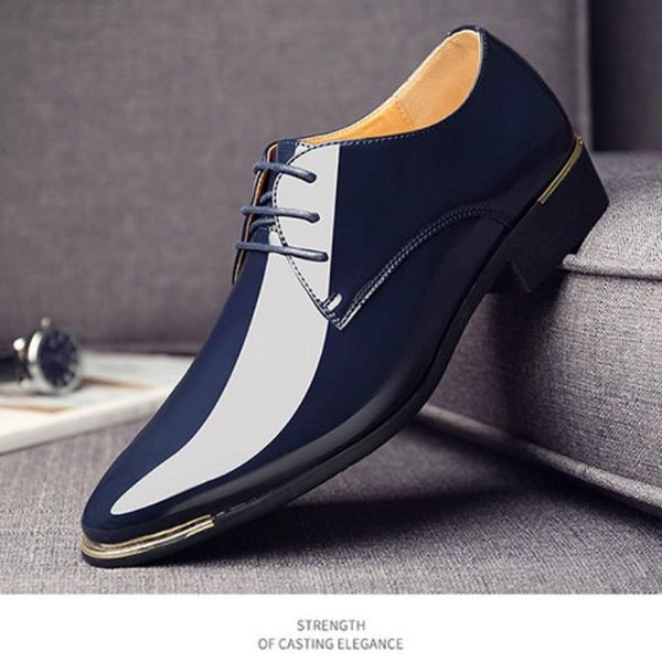 dress shoes ly men's quality patent leather white wedding size 38-48 black soft man plus
dress shoes ly men's quality patent leather white wedding size 38-48 black soft man plus