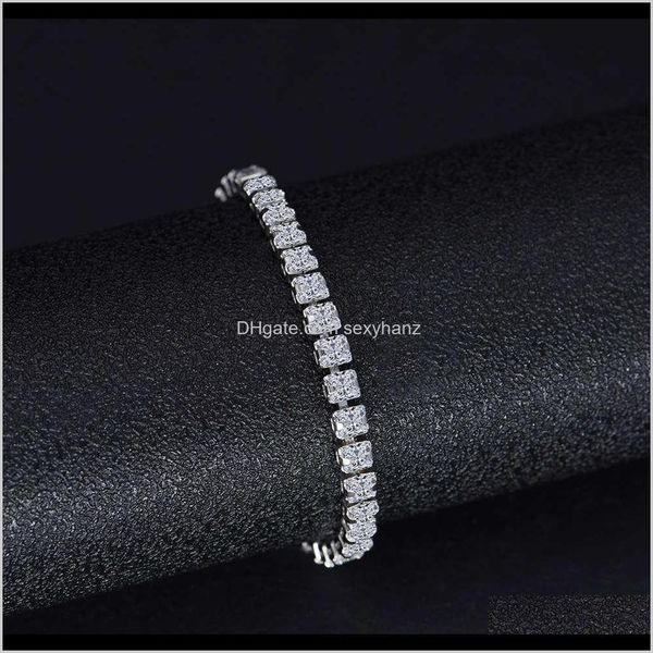 charm bracelets jewelryhbp fashion luxury jewelry high carbon fl bracelet nis simation 4 * 4mm row diamond chain drop delivery 2021 9m1n8, Golden;silver
charm bracelets jewelryhbp fashion luxury jewelry high carbon fl bracelet nis simation 4 * 4mm row diamond chain drop delivery 2021 9m1n8, Golden;silver