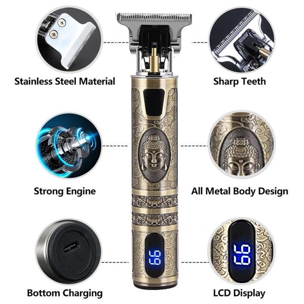 hair clippers t9 clipper electric lcd display trimmer cordless shaver 0mm men barber cutting machine chargeable beard cutter
hair clippers t9 clipper electric lcd display trimmer cordless shaver 0mm men barber cutting machine chargeable beard cutter