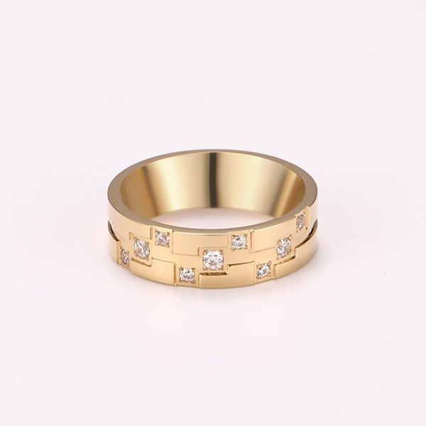 cluster rings skyrim classic simple wedding clear zircon women ring stainless steel finger birthday engagement jewelry delicate gift, Golden;silver
cluster rings skyrim classic simple wedding clear zircon women ring stainless steel finger birthday engagement jewelry delicate gift, Golden;silver