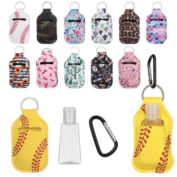 set 30ml refillable bottles hand sanitizer with keychain holder bottle cover portable empty mini silicone storage & jars
set 30ml refillable bottles hand sanitizer with keychain holder bottle cover portable empty mini silicone storage & jars