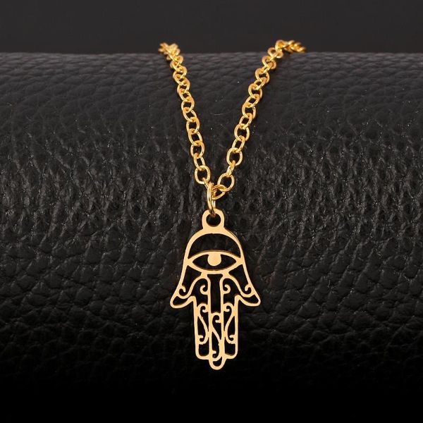 design trendy choker stainless steel hamsa hand of fatima pendant necklace for women men fashion jewelry gifts necklaces, Silver
design trendy choker stainless steel hamsa hand of fatima pendant necklace for women men fashion jewelry gifts necklaces, Silver