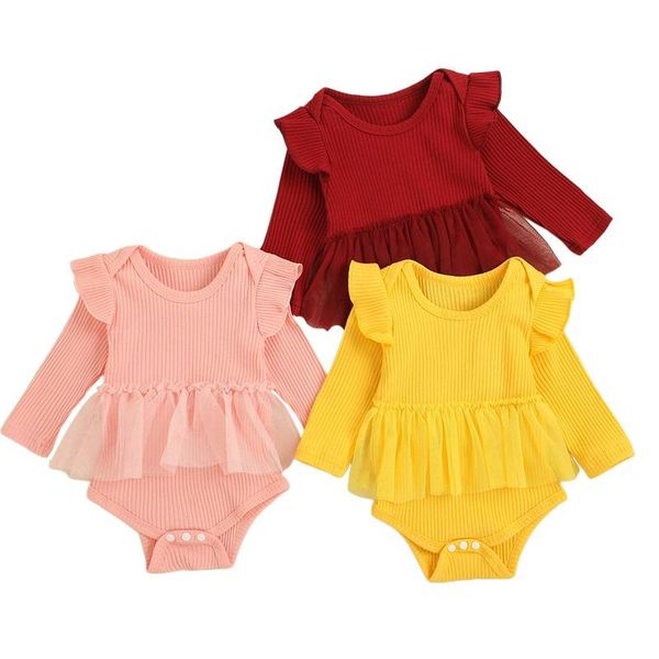 rompers 3 colors baby girls autumn bodysuits toddler infant ribbed o-neck ruffle long sleeves clothes casual born outfits 0-18m, Blue
rompers 3 colors baby girls autumn bodysuits toddler infant ribbed o-neck ruffle long sleeves clothes casual born outfits 0-18m, Blue