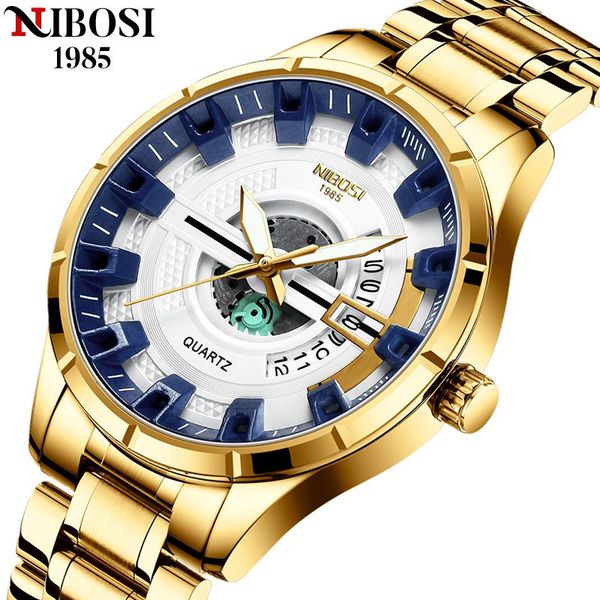 wristwatches nibosi fashion mens watches quartz sport watch men waterproof golden male wristwatch relógio masculino, Slivery;brown
wristwatches nibosi fashion mens watches quartz sport watch men waterproof golden male wristwatch relógio masculino, Slivery;brown