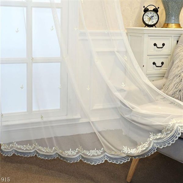white embroidered tulle curtains rose for living room window bedroom blue lace screen curtain panel home decoration & drapes
white embroidered tulle curtains rose for living room window bedroom blue lace screen curtain panel home decoration & drapes