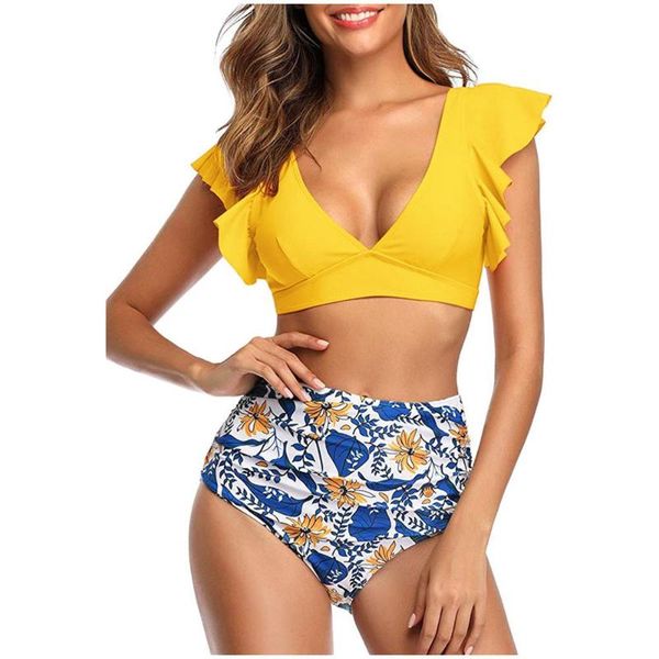 summer women two piece swimsuit vintage retro halter ruched high waist print bikini set 2021 fashion female beachwear one-piece suits
summer women two piece swimsuit vintage retro halter ruched high waist print bikini set 2021 fashion female beachwear one-piece suits