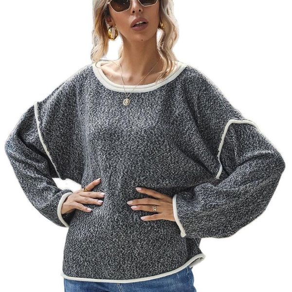 women's sweaters 2021 design women elastic knitted sweater fall winter streetwear long sleeve loose casual oversized fashion solid colo, White;black
women's sweaters 2021 design women elastic knitted sweater fall winter streetwear long sleeve loose casual oversized fashion solid colo, White;black