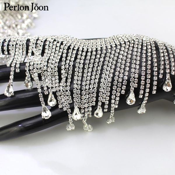 wedding sashes 1 yard good quality silver diy fringe chain ab rhinestone drop tassel trim sew on crystal glass decoration ml124, White
wedding sashes 1 yard good quality silver diy fringe chain ab rhinestone drop tassel trim sew on crystal glass decoration ml124, White