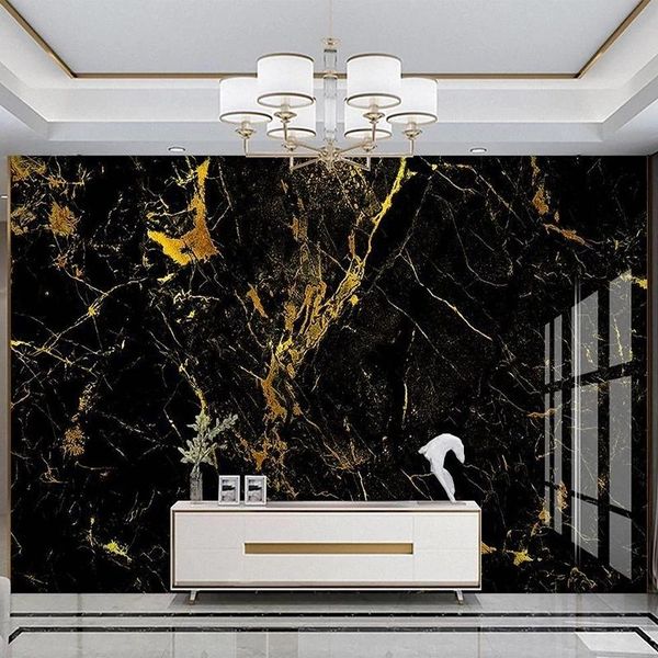 custom po self adhesive wallpaper 3d gold foil black marble wall living room tv sofa luxury home decor waterproof wallpapers
custom po self adhesive wallpaper 3d gold foil black marble wall living room tv sofa luxury home decor waterproof wallpapers