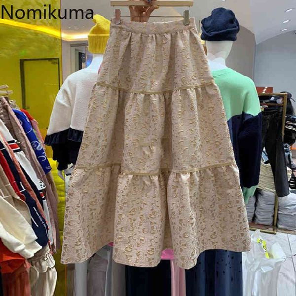 nomikuma vintage floral woman skirts high waist a-line korean skirt new fashion patchwork mid-calf mujer faldas 6g609 210427, Black
nomikuma vintage floral woman skirts high waist a-line korean skirt new fashion patchwork mid-calf mujer faldas 6g609 210427, Black