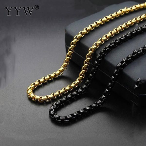 men gold/black color rope chain necklace fashion diy jewelry men's hip hop titanium steel necklaces chains, Silver
men gold/black color rope chain necklace fashion diy jewelry men's hip hop titanium steel necklaces chains, Silver